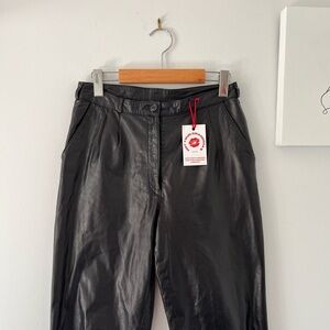 Vintage 100% Genuine Leather Pants